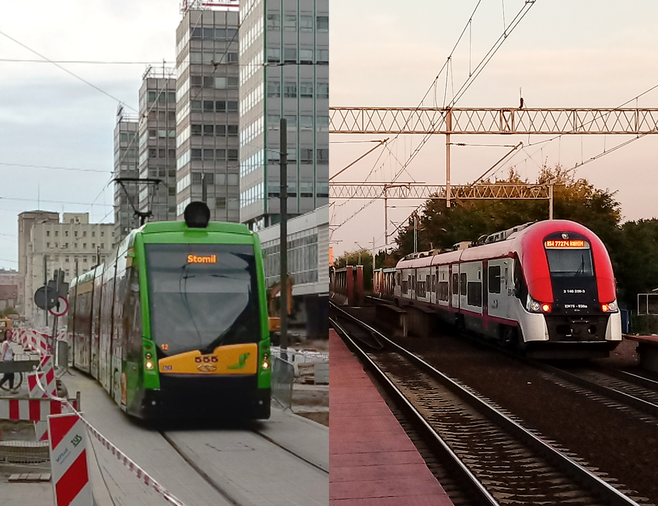 Dzień bez samochodu tramwaj pociąg Poznań korki