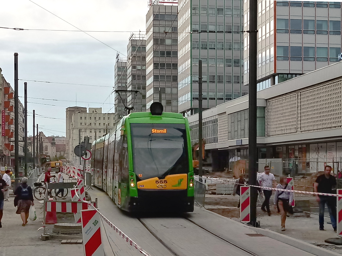 Poznań Święty Marcin tramwaj autobus transport zbiorowy MPK ZTM