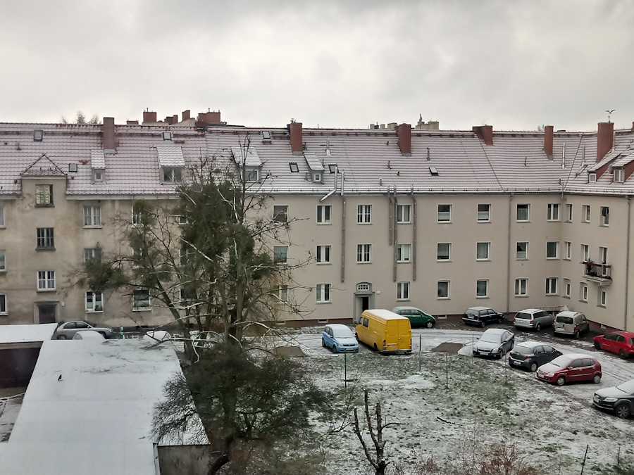 Pogoda Poznań zima śnieg święta