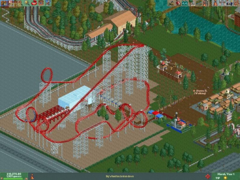 RollerCoaster Tycoon 2: ukochany przez graczy symulator rozwoju parku rozrywki