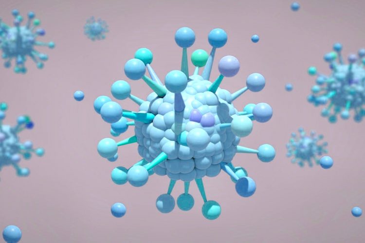 Koronawirus SARS-CoV-2: wizualizacja komórki choroby COVID-19