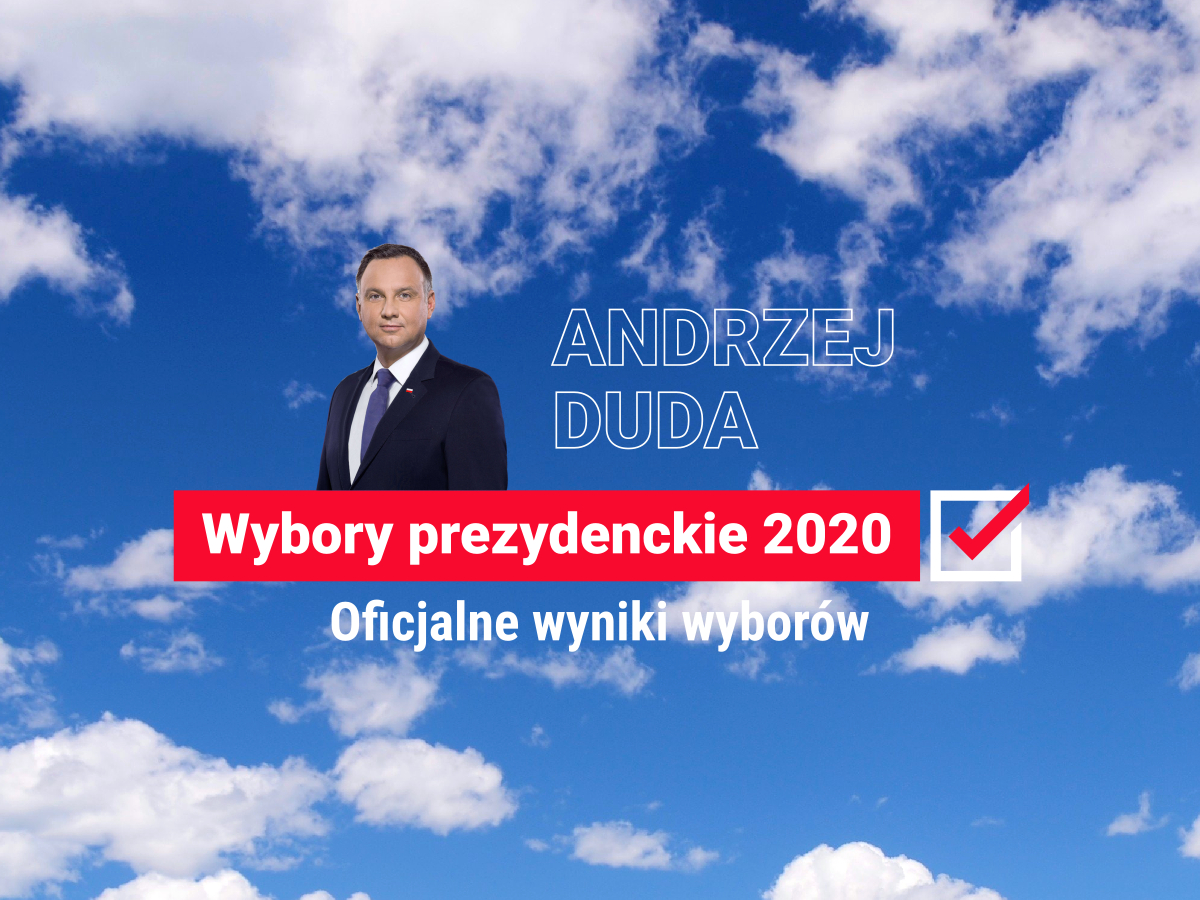 Oficjalne wyniki wyborów prezydenckich 2020. Andrzej Duda wygrywa, Rafał Trzaskowski drugi
